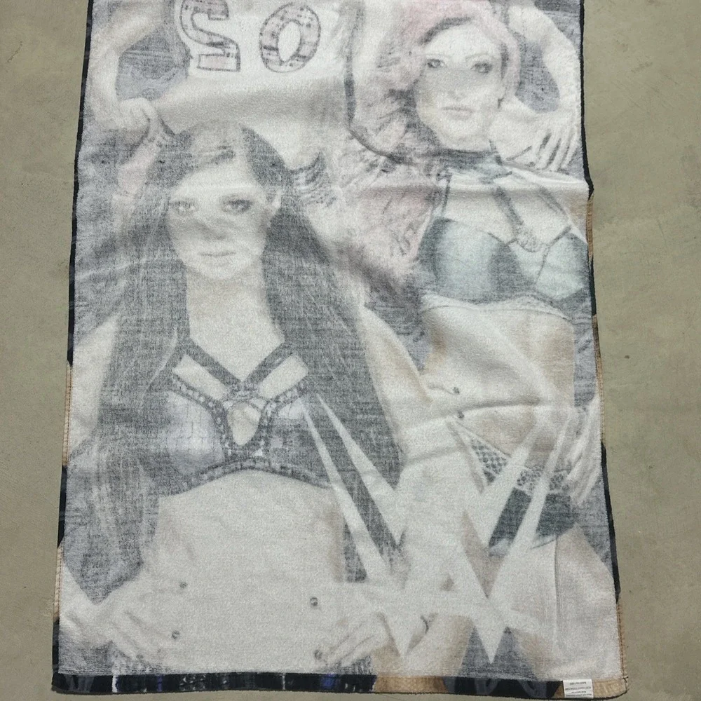 2016 WWE WRESTLING DIVAS BEACH BATH TOWEL SOFT COTTON Hot Girls Y2K
